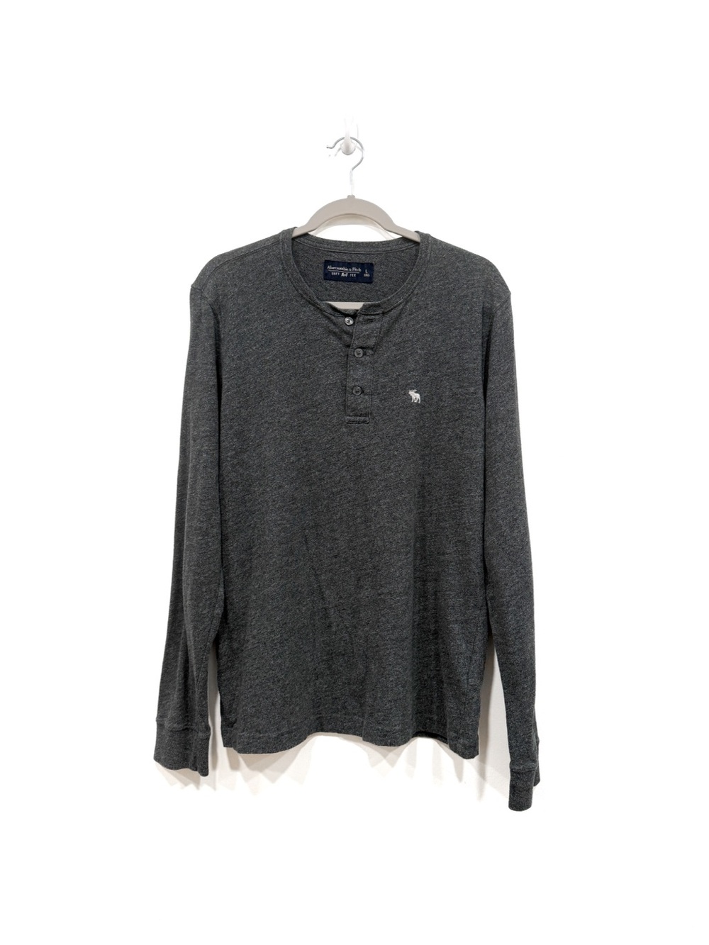 Abercrombie & Fitch Soft A&F Henley Tee Size Large